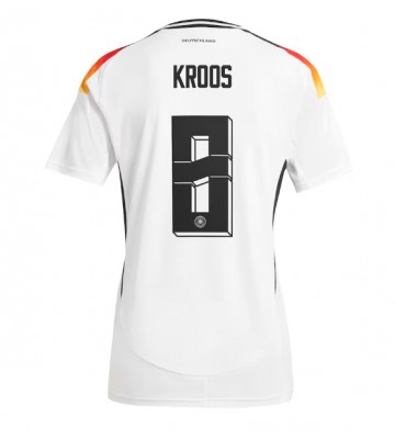 Tyskland Toni Kroos #8 Replika Hjemmebanetrøje Dame EM 2024 Kortærmet